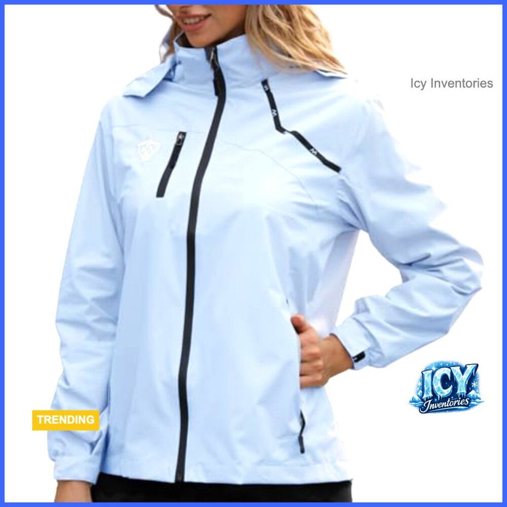 Waterproof Windproof Lightweight Packable Rain Ja… - image 2